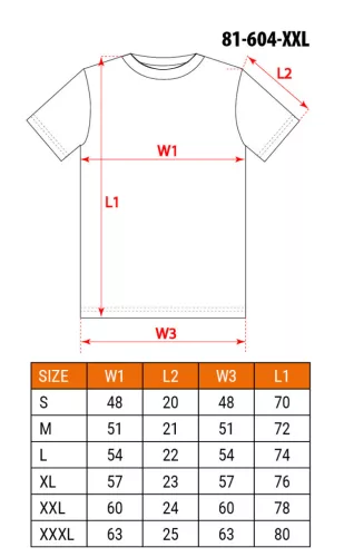 NEO TOOLS Munkavédelmi póló, feliratos, szürke, CAMO, 100% pamut, 180g/m2, XXL 81-604-XXL