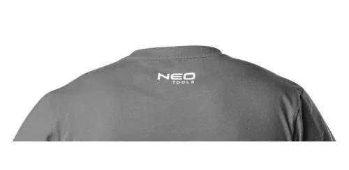 NEO TOOLS Munkavédelmi póló, feliratos, szürke, CAMO, 100% pamut, 180g/m2, XXXL 81-604-XXXL
