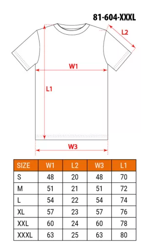 NEO TOOLS Munkavédelmi póló, feliratos, szürke, CAMO, 100% pamut, 180g/m2, XXXL 81-604-XXXL