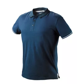  NEO TOOLS Munkavédelmi póló, galléros, kék, DENIM, 100% pamut, 200g/m2, XXXL 81-606-XXXL