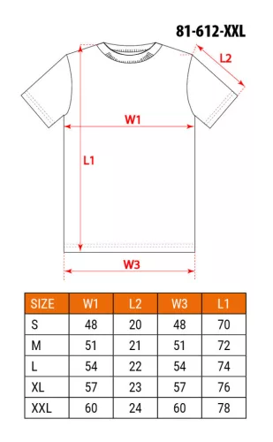 NEO TOOLS Munkavédelmi póló, CAMO, feliratos, olíva, 100% pamut, 180g/m2, XXL 81-612-XXL