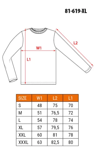 NEO TOOLS Munkavédelmi póló, PREMIUM, Hosszú ujjú, PREMIUM márkajelzéssel, XL 81-619-XL