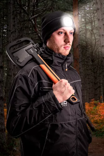 NEO TOOLS Kötött munkasapka, beépített led lámpával 81-621