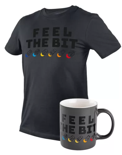 NEO TOOLS Munkavédelmi póló, FEEL THE BIT, 100% pamut, 180g/m2, L 81-641-L