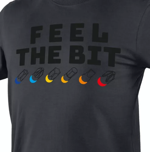 NEO TOOLS Munkavédelmi póló, FEEL THE BIT, 100% pamut, 180g/m2, L 81-641-L