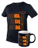 NEO TOOLS Munkavédelmi póló, MA SIE DA, 100% pamut, 180g/m2, XXXL 81-642-XXXL