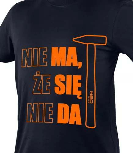NEO TOOLS Munkavédelmi póló, MA SIE DA, 100% pamut, 180g/m2, XXXL 81-642-XXXL