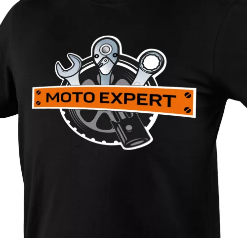 NEO TOOLS Munkavédelmi póló, MOTO EXPERT, 100% pamut, 180g/m2, XL 81-643-XL