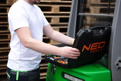 NEO TOOLS Munkavédelmi póló, fehér , Basic, 100% pamut, 180g/m2, M  81-646-M