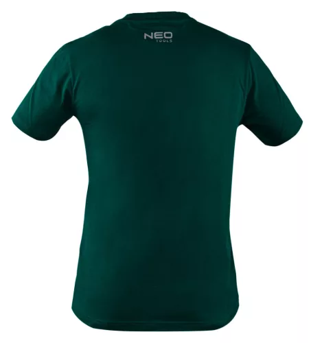 NEO TOOLS Munkavédelmi póló, zöld, 100% pamut, 180g/m2, M 81-647-M