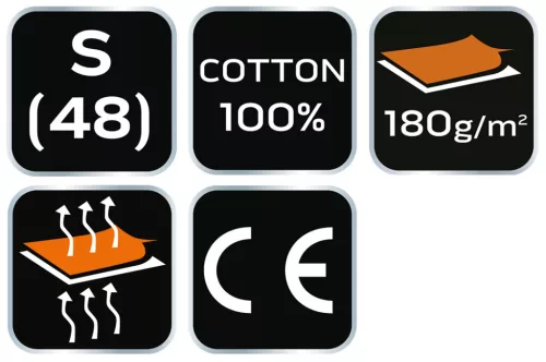 NEO TOOLS Munkavédelmi póló, zöld, 100% pamut, 180g/m2, S 81-647-S