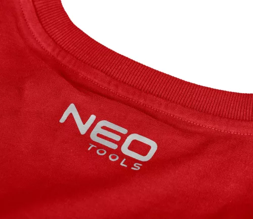 NEO TOOLS Munkavédelmi póló, piros, 100% pamut, 180g/m2, L 81-648-L