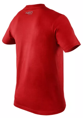 NEO TOOLS Munkavédelmi póló, piros, 100% pamut, 180g/m2, XXXL 81-648-XXXL