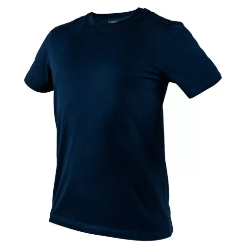 NEO TOOLS Munkavédelmi póló, sötétkék, NAVY, 100% pamut, 180g/m2, L 81-649-L