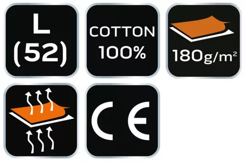 NEO TOOLS Munkavédelmi póló, sötétkék, NAVY, 100% pamut, 180g/m2, L 81-649-L