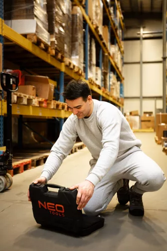NEO TOOLS Melegítő felső COMFORT, szürke, 79% pamut, M 81-650-M