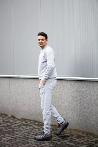 NEO TOOLS Melegítő felső COMFORT, szürke, 79% pamut, XL 81-650-XL