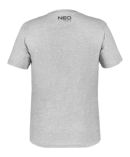 NEO TOOLS Munkavédelmi póló COMFORT, szürke, 90% pamut, M 81-656-M