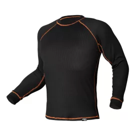   NEO TOOLS Thermo aláöltözet felső, hosszú ujjú, fekete, BASIC, XXL/XXXL 81-661-XXL/XXXL