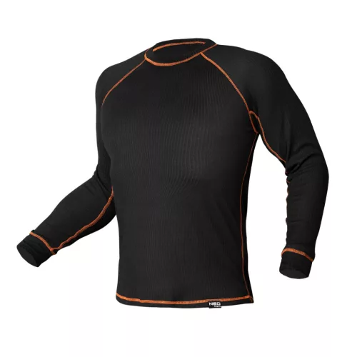 NEO TOOLS Thermo aláöltözet felső, hosszú ujjú, fekete, BASIC, XXL/XXXL 81-661-XXL/XXXL