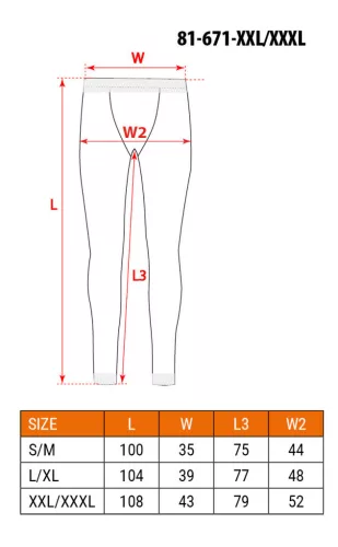 NEO TOOLS Thermo aláöltözet nadrág, BASIC, XXL/XXXL 81-671-XXL/XXXL