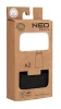NEO TOOLS Munkavédelmi póló, fekete-fehér, ujjatlan, 95%pamut, 5%elasztán, 2db/cs, M 81-677-M