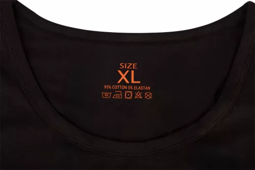 NEO TOOLS Munkavédelmi póló, fekete-fehér, ujjatlan, 95%pamut, 5%elasztán, 2db/cs, XL 81-677-XL