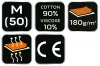 NEO TOOLS Munkavédelmi póló, hosszú ujjú, szürke, 90% pamut, M 81-690-M