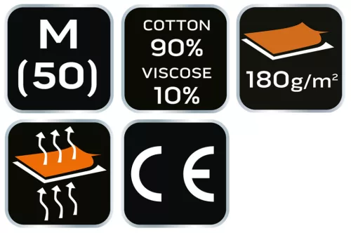 NEO TOOLS Munkavédelmi póló, hosszú ujjú, szürke, 90% pamut, M 81-690-M