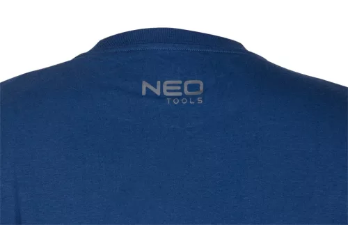 NEO TOOLS Munkavédelmi póló, hosszú ujjú, tengerészkék, 100% pamut, L 81-692-L