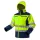 NEO TOOLS Láthatósági Softshell Munkavédelmi kabát, kapucnival, sárga, M 81-700-M