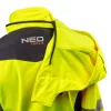 NEO TOOLS Láthatósági Softshell Munkavédelmi kabát, kapucnival, sárga, S 81-700-S
