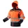 NEO TOOLS Láthatósági Softshell Munkavédelmi kabát, kapucnival, narancssárga, L 81-701-L