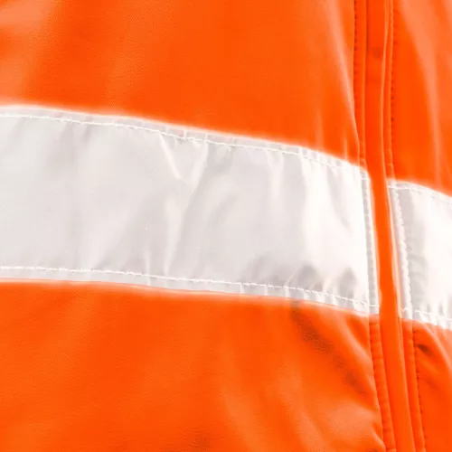 NEO TOOLS Láthatósági Softshell Munkavédelmi kabát, kapucnival, narancssárga, XXXL 81-701-XXXL