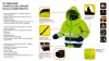 NEO TOOLS Láthatósági Munkavédelmi kabát, extrán szigetelt, sárga, L 81-710-L