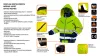 NEO TOOLS Láthatósági Munkavédelmi kabát, extrán szigetelt, sárga, M 81-710-M