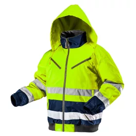   NEO TOOLS Láthatósági Munkavédelmi kabát, extrán szigetelt, sárga, XL 81-710-XL
