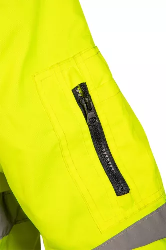 NEO TOOLS Láthatósági munkavédelmi kabát, szigetelt, sárga, 3 az 1-ben, L 81-714-L