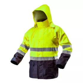   NEO TOOLS Láthatósági Munkavédelmi kabát, vízálló, sárga, XL 81-720-XL