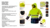 NEO TOOLS Láthatósági Munkavédelmi kabát, vízálló, sárga, XXL 81-720-XXL