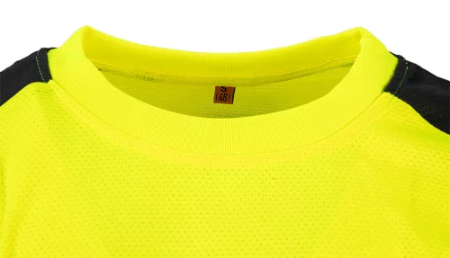 NEO TOOLS Láthatósági Munkavédelmi póló, sárga, sötét alsó résszel, M 81-730-M