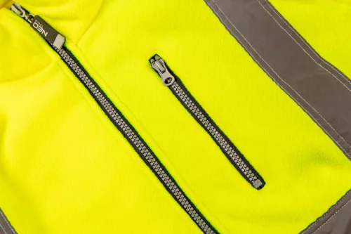 NEO TOOLS Láthatósági Polár Munkavédelmi kabát, sárga, L 81-740-L