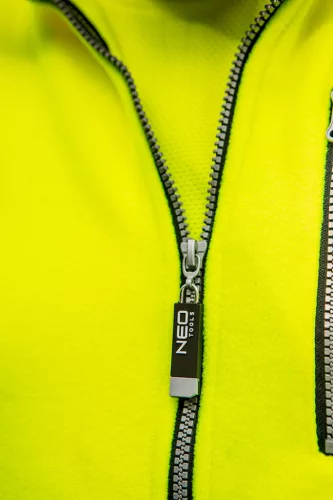 NEO TOOLS Láthatósági Polár Munkavédelmi kabát, sárga, XXL 81-740-XXL