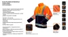 NEO TOOLS Láthatósági Polár Munkavédelmi kabát, narancssárga, XXL 81-741-XXL