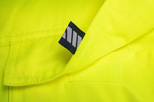 NEO TOOLS Láthatósági Munkavédelmi kabát, VISIBILITY, citromsárga, 60% pamut, 40% polyester, 260 gsm, L 81-742-L