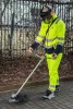 NEO TOOLS Láthatósági Munkavédelmi kabát, VISIBILITY, citromsárga, 60% pamut, 40% polyester, 260 gsm, S 81-742-S