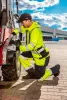 NEO TOOLS Láthatósági Munkavédelmi kabát, citromsárga, kapucnival, XL 81-745-XL
