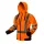NEO TOOLS Láthatósági Munkavédelmi kabát, narancssárga, kapucnival, M 81-746-M