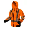 NEO TOOLS Láthatósági Munkavédelmi kabát, narancssárga, kapucnival, XL 81-746-XL