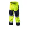 NEO TOOLS Láthatósági Softshell Munkásnadrág, citromsárga, L 81-750-L